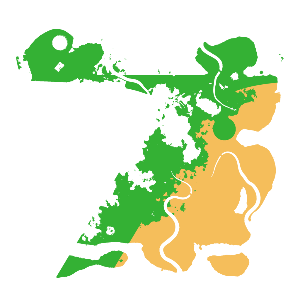 Biome Rust Map: Procedural Map, Size: 3500, Seed: 462698713
