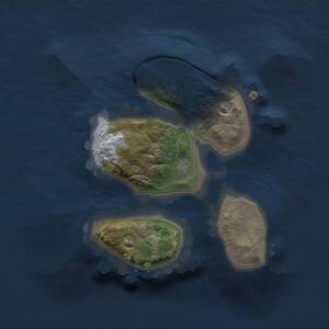 Thumbnail Rust Map: Procedural Map, Size: 1500, Seed: 1841, 1 Monuments