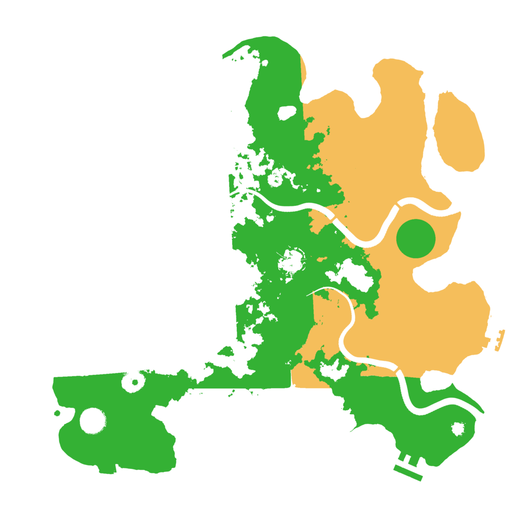 Biome Rust Map: Procedural Map, Size: 3500, Seed: 1875756682
