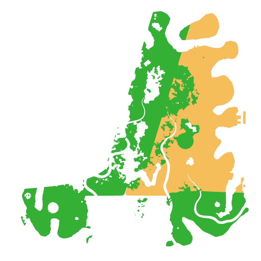 Biome Rust Map: Procedural Map, Size: 4250, Seed: 597745591