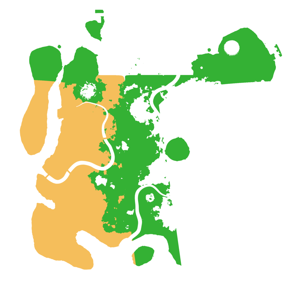 Biome Rust Map: Procedural Map, Size: 3500, Seed: 34009323