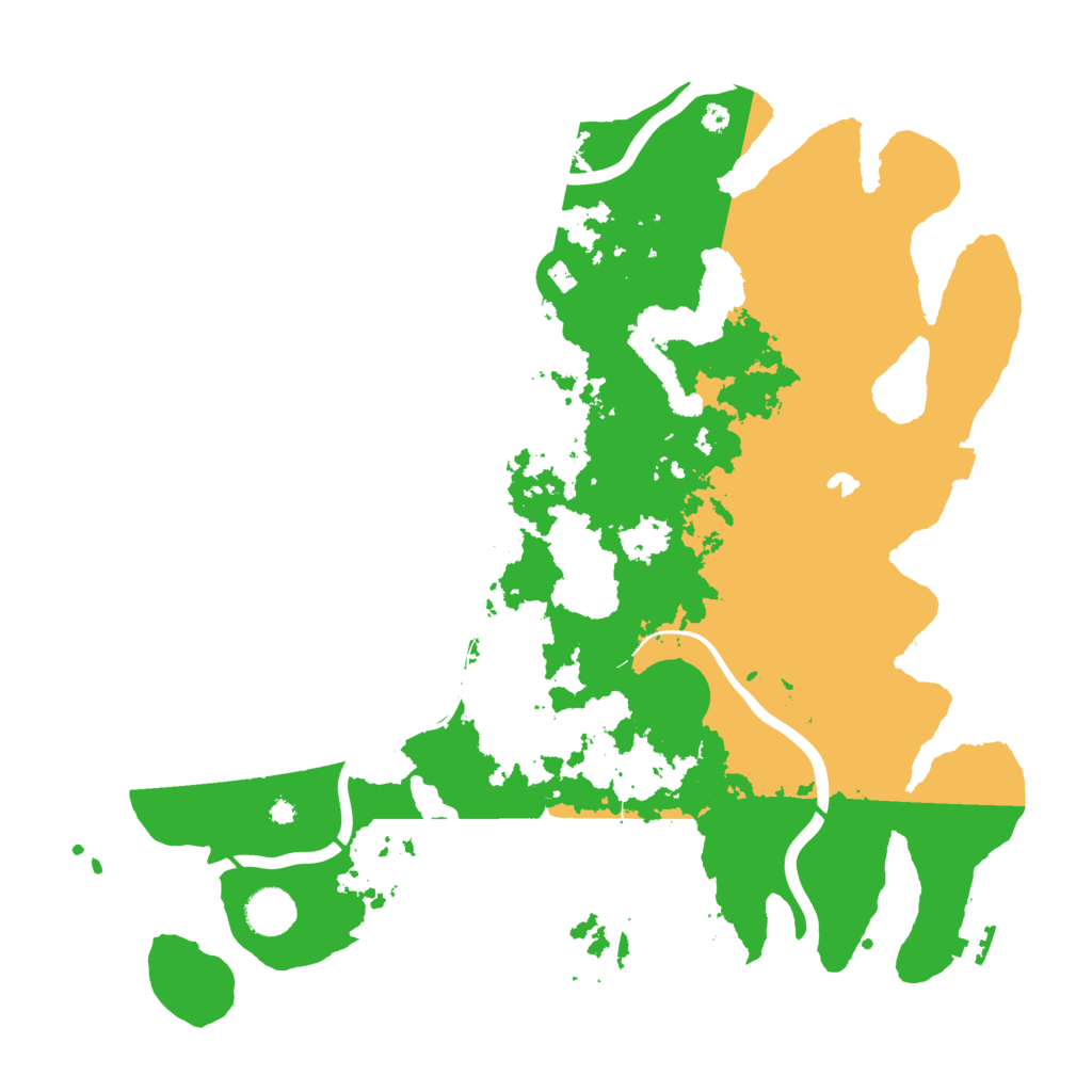 Biome Rust Map: Procedural Map, Size: 4000, Seed: 998189