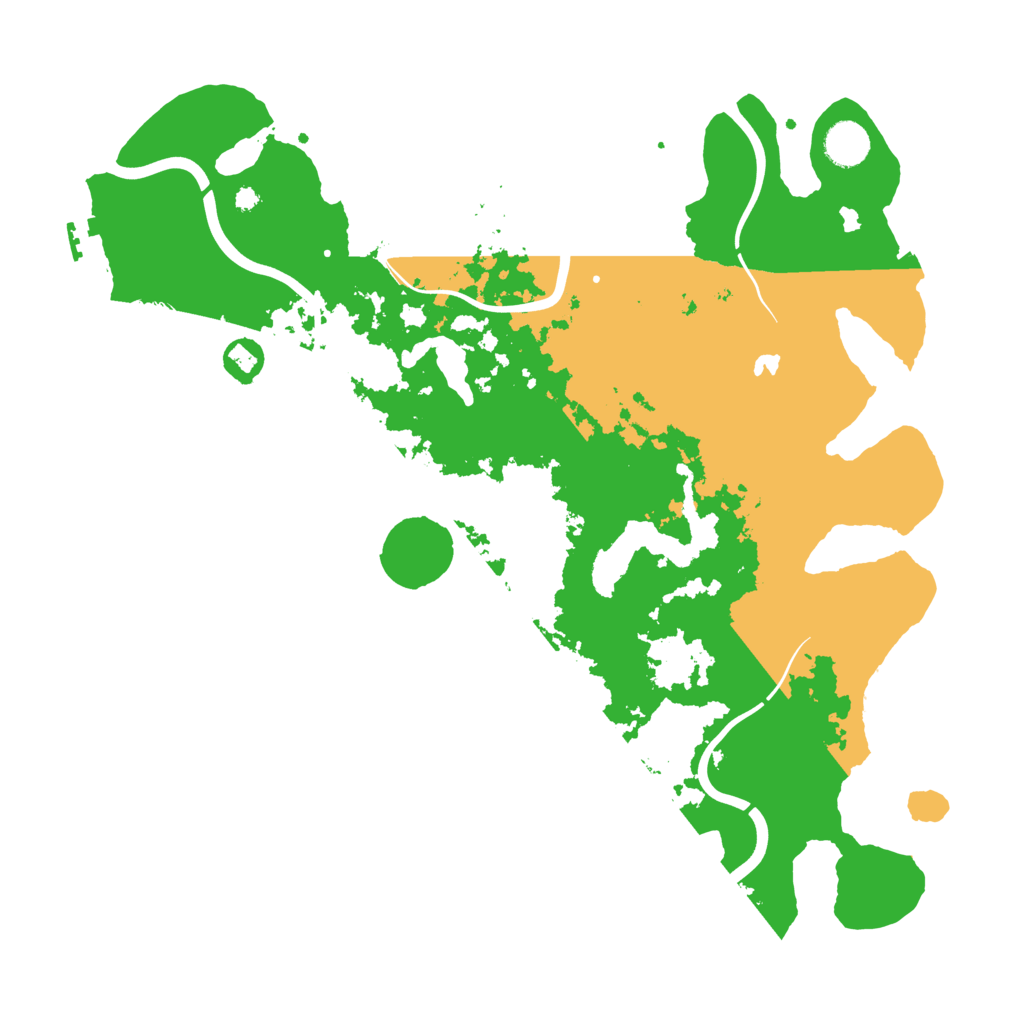 Biome Rust Map: Procedural Map, Size: 4000, Seed: 491399777