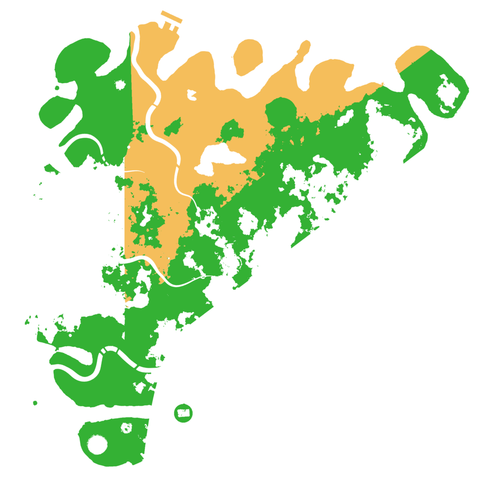 Biome Rust Map: Procedural Map, Size: 4500, Seed: 1663567700