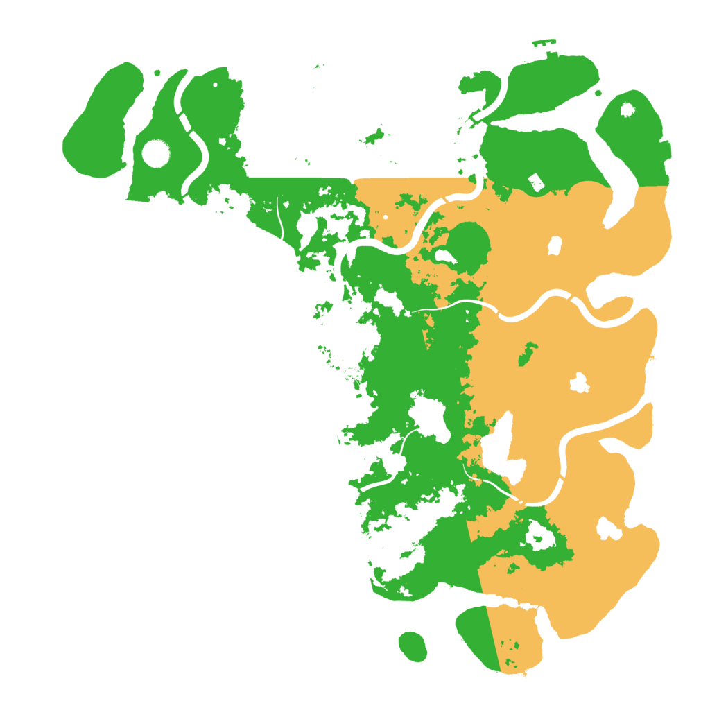 Biome Rust Map: Procedural Map, Size: 4500, Seed: 999024707