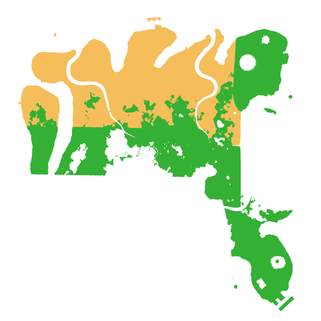 Biome Rust Map: Procedural Map, Size: 3500, Seed: 1631815673