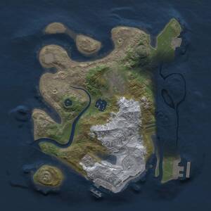 Thumbnail Rust Map: Procedural Map, Size: 2700, Seed: 793862170, 9 Monuments