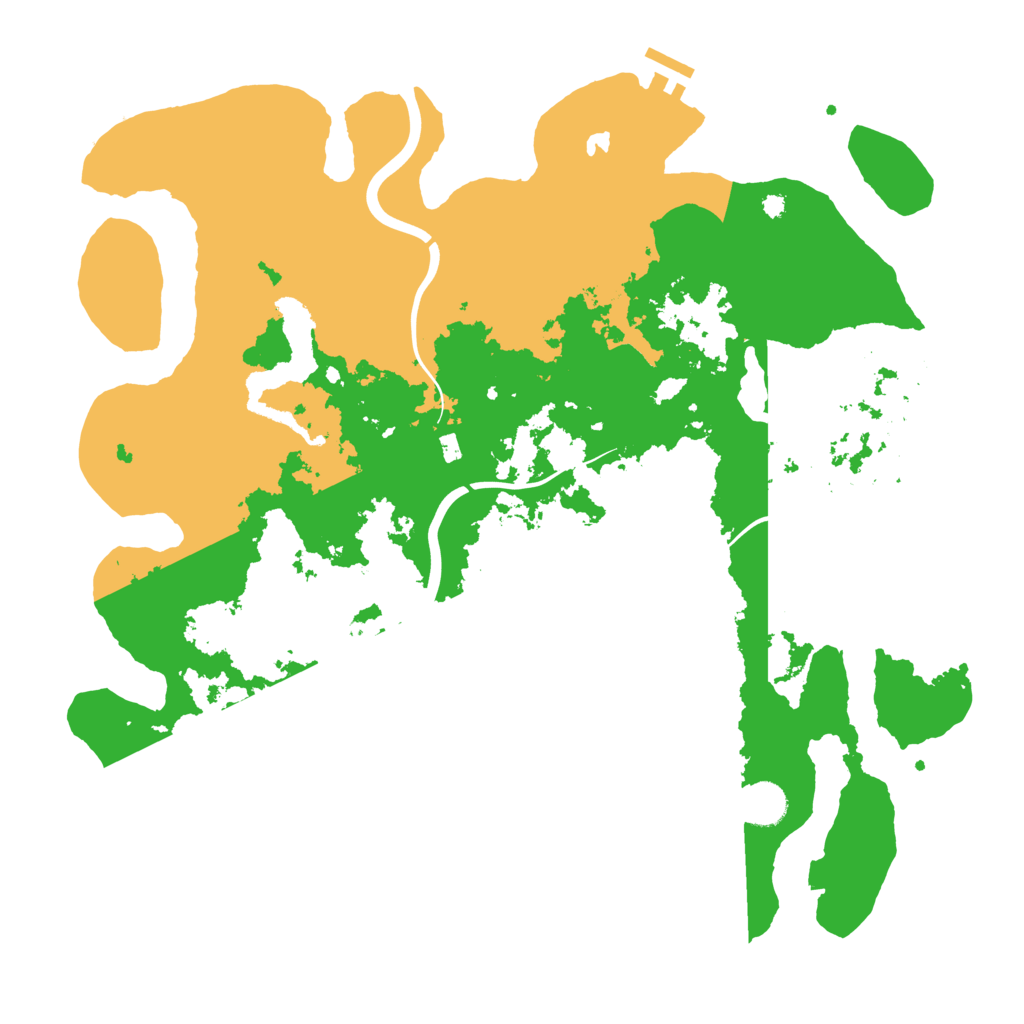 Biome Rust Map: Procedural Map, Size: 4050, Seed: 1169121318