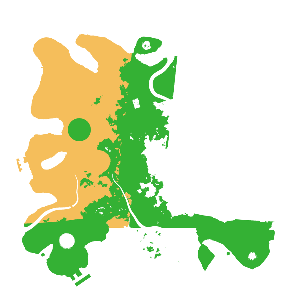 Biome Rust Map: Procedural Map, Size: 3500, Seed: 1721304362