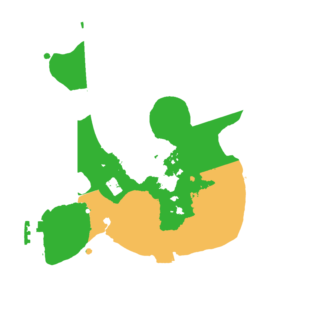 Biome Rust Map: Procedural Map, Size: 2000, Seed: 110857890