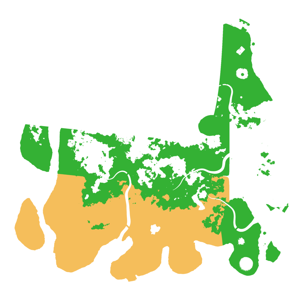 Biome Rust Map: Procedural Map, Size: 4000, Seed: 1208867834