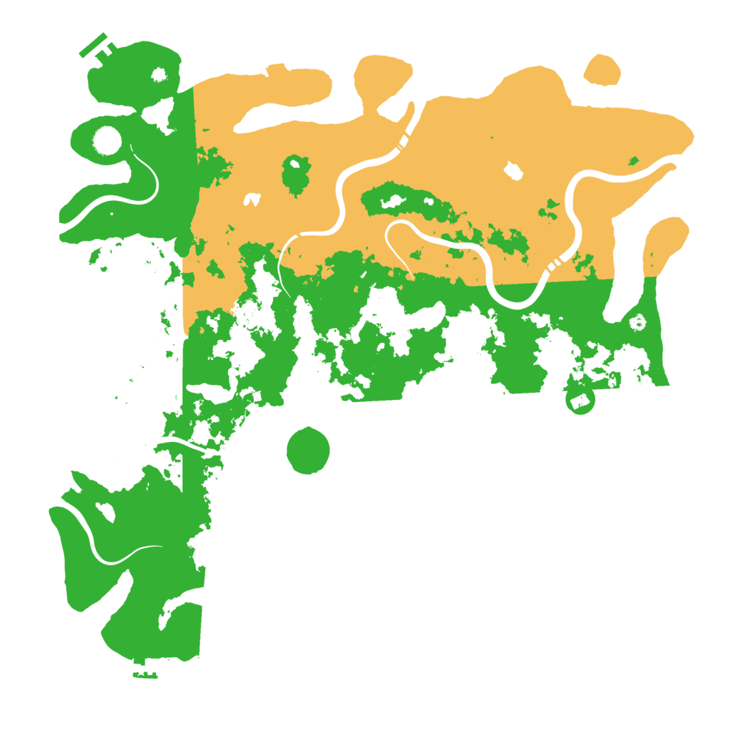 Biome Rust Map: Procedural Map, Size: 4500, Seed: 602134400
