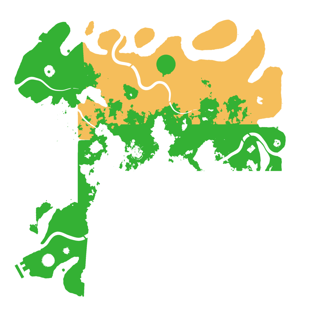 Biome Rust Map: Procedural Map, Size: 4300, Seed: 654654