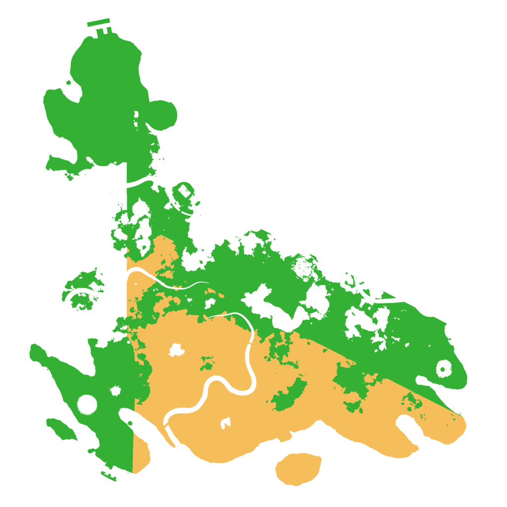 Biome Rust Map: Procedural Map, Size: 4500, Seed: 818417707