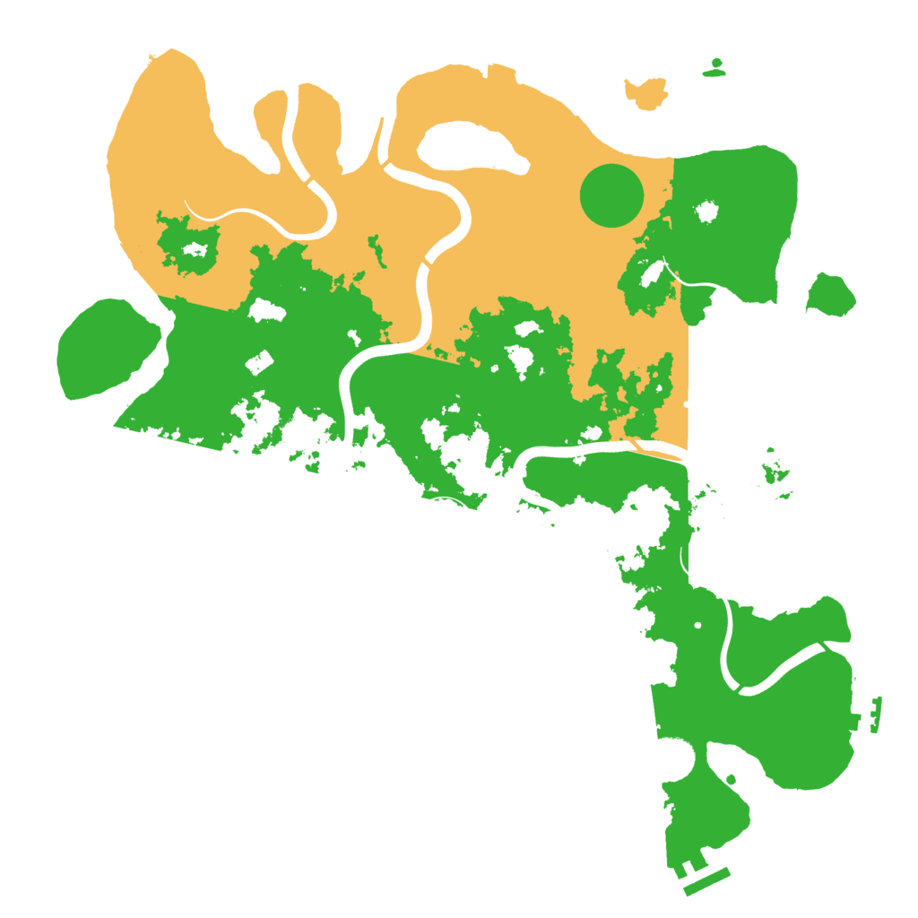 Biome Rust Map: Procedural Map, Size: 3800, Seed: 82164282