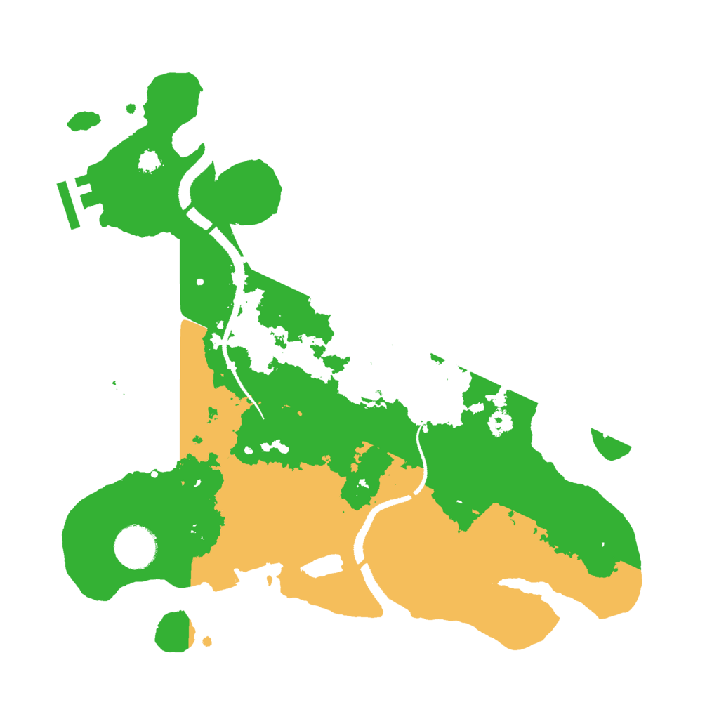 Biome Rust Map: Procedural Map, Size: 3000, Seed: 2126027951