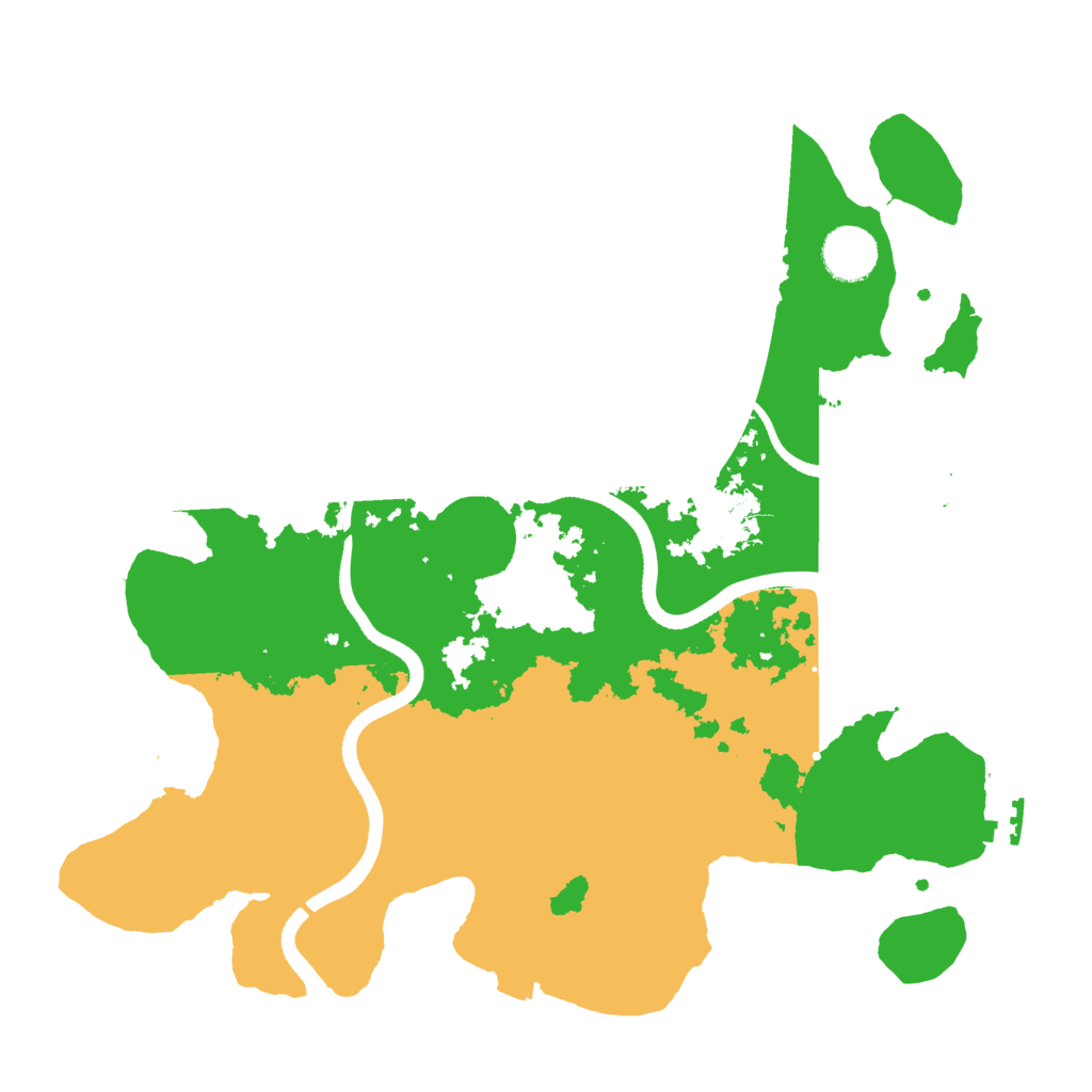 Biome Rust Map: Procedural Map, Size: 3500, Seed: 1516783247