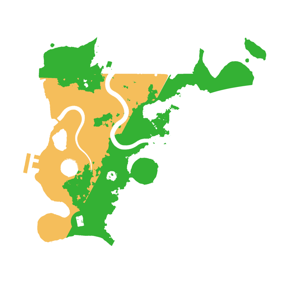 Biome Rust Map: Procedural Map, Size: 3000, Seed: 530766147