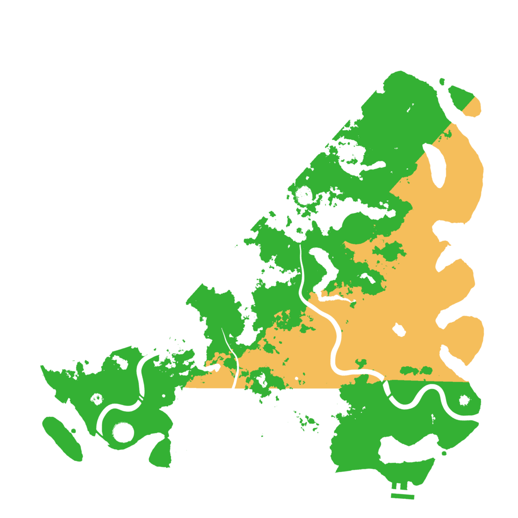Biome Rust Map: Procedural Map, Size: 4500, Seed: 508166109