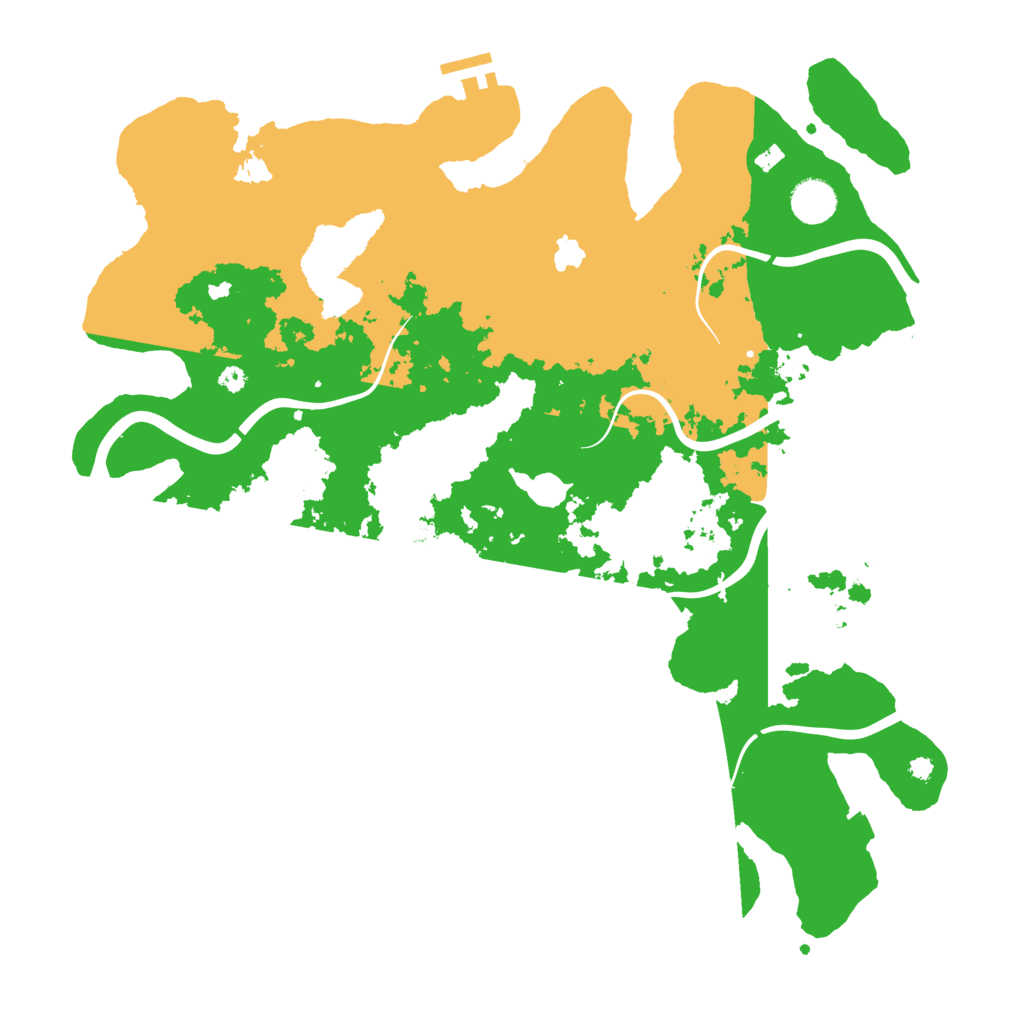 Biome Rust Map: Procedural Map, Size: 4000, Seed: 924728072