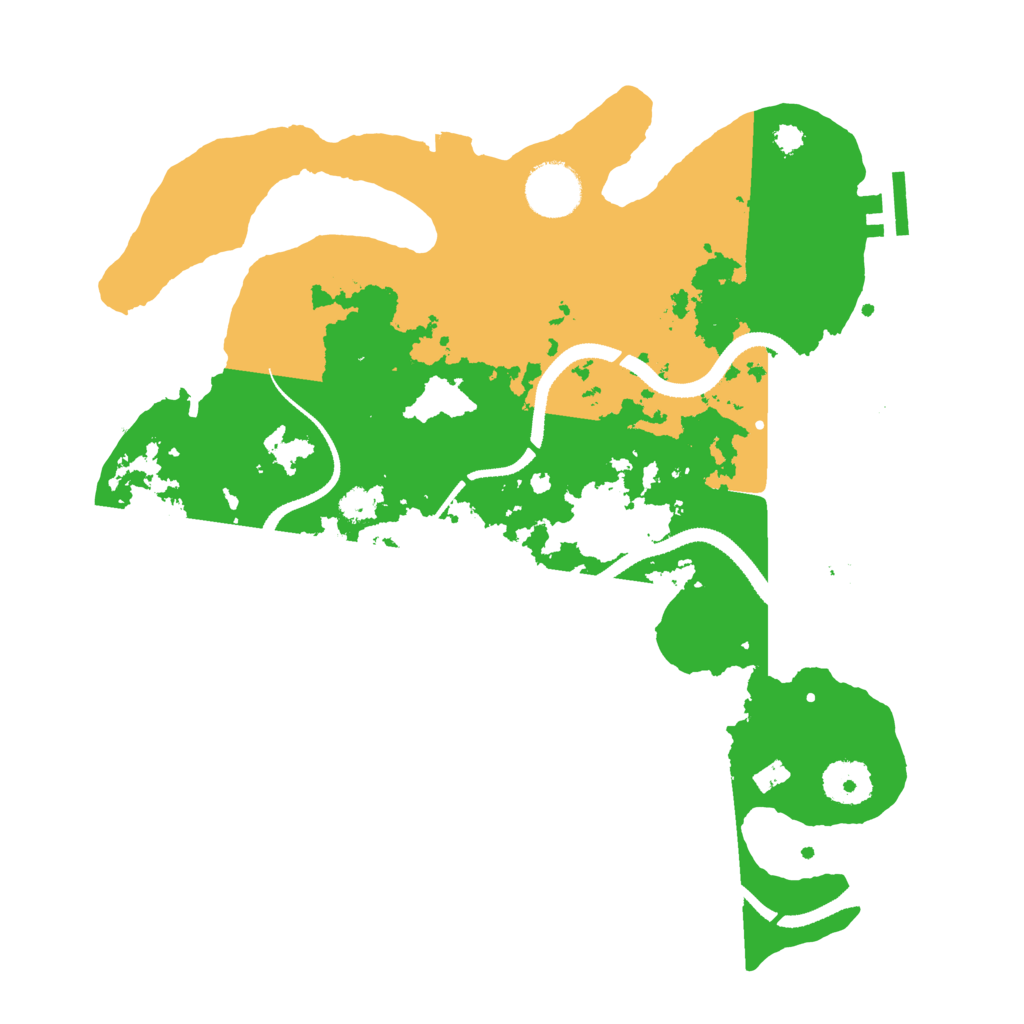 Biome Rust Map: Procedural Map, Size: 3250, Seed: 9902476