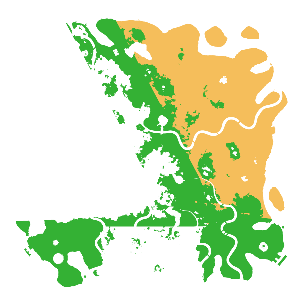 Biome Rust Map: Procedural Map, Size: 5000, Seed: 1038561980