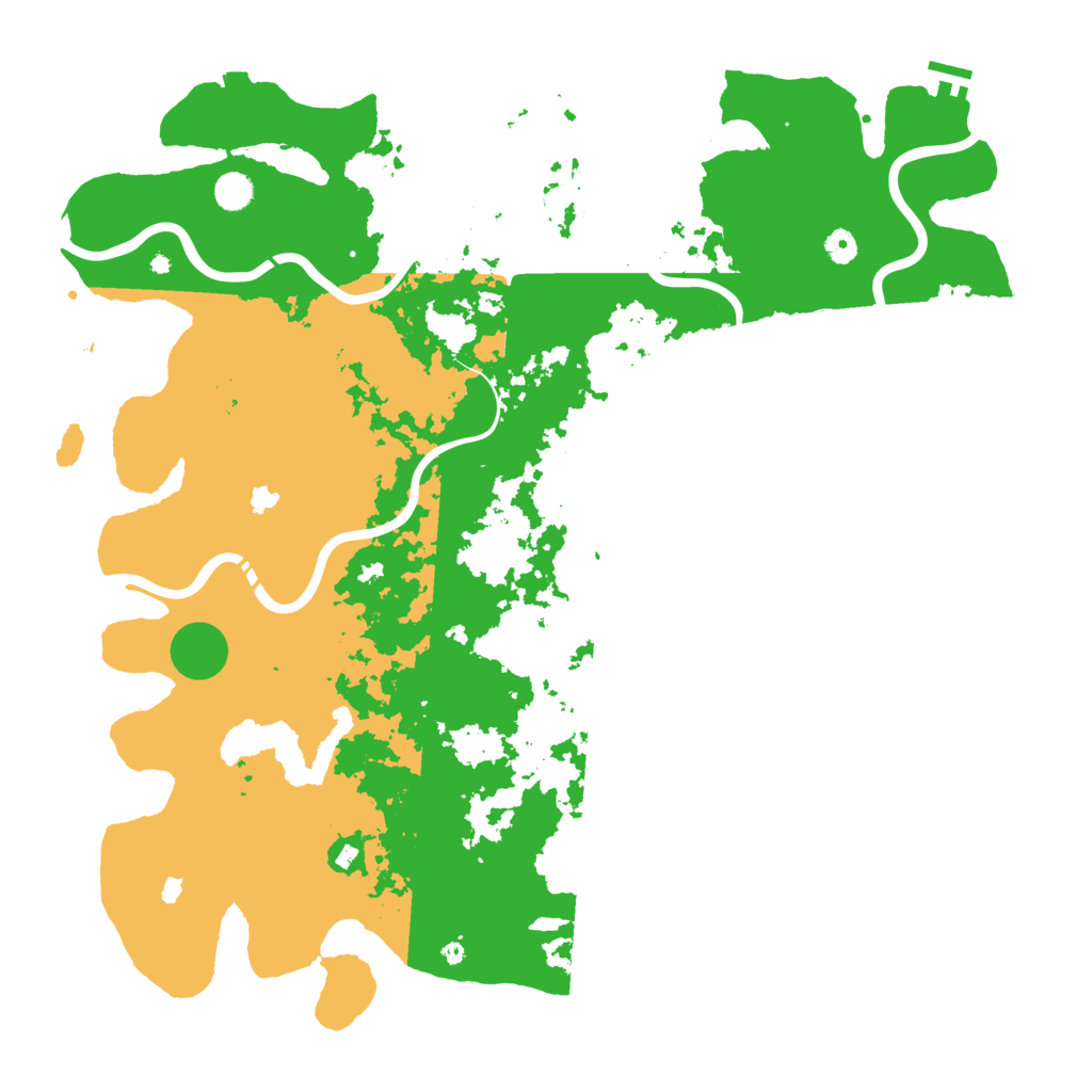 Biome Rust Map: Procedural Map, Size: 5000, Seed: 767676