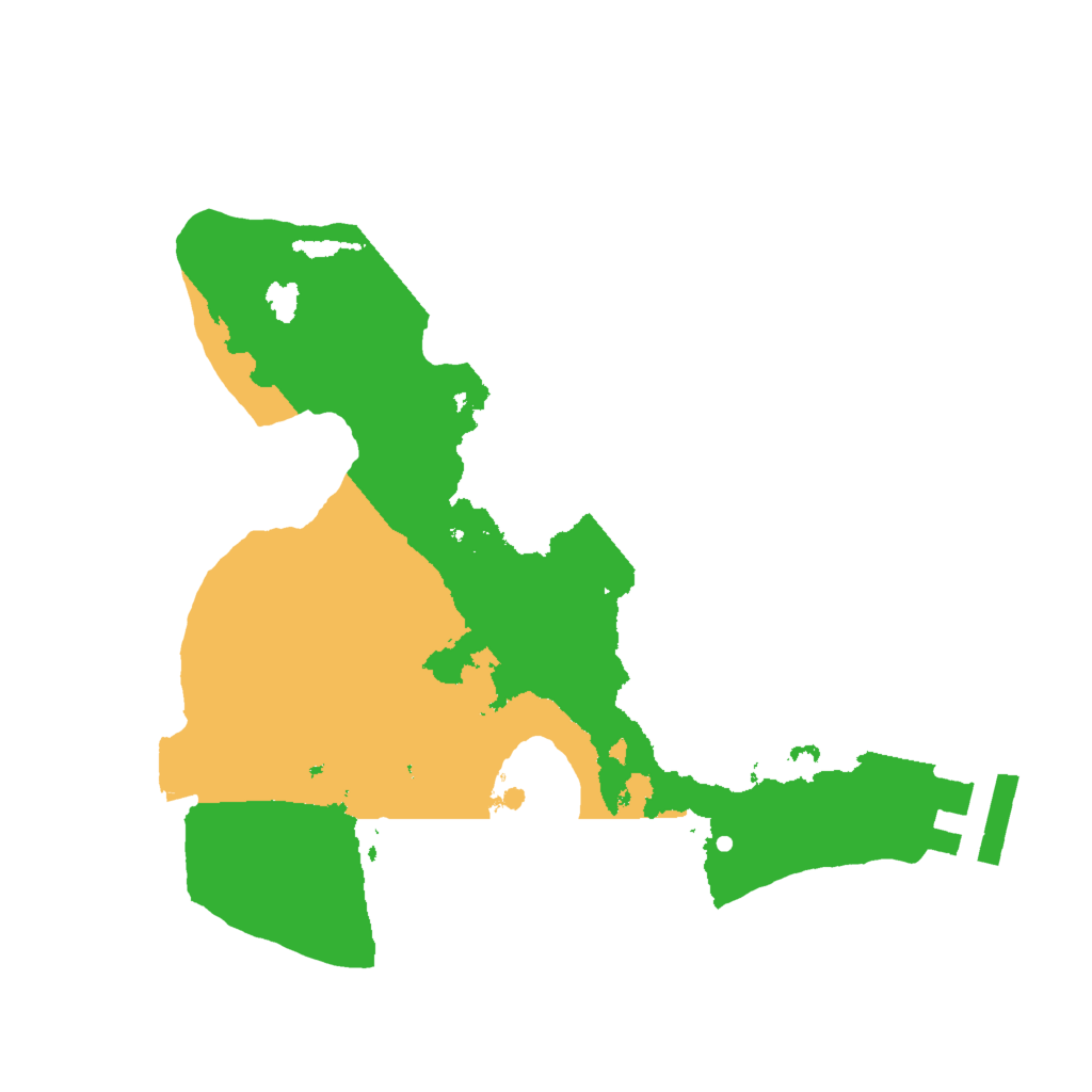 Biome Rust Map: Procedural Map, Size: 2000, Seed: 1456829280