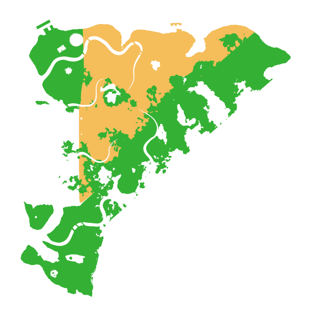 Biome Rust Map: Procedural Map, Size: 4250, Seed: 42922271