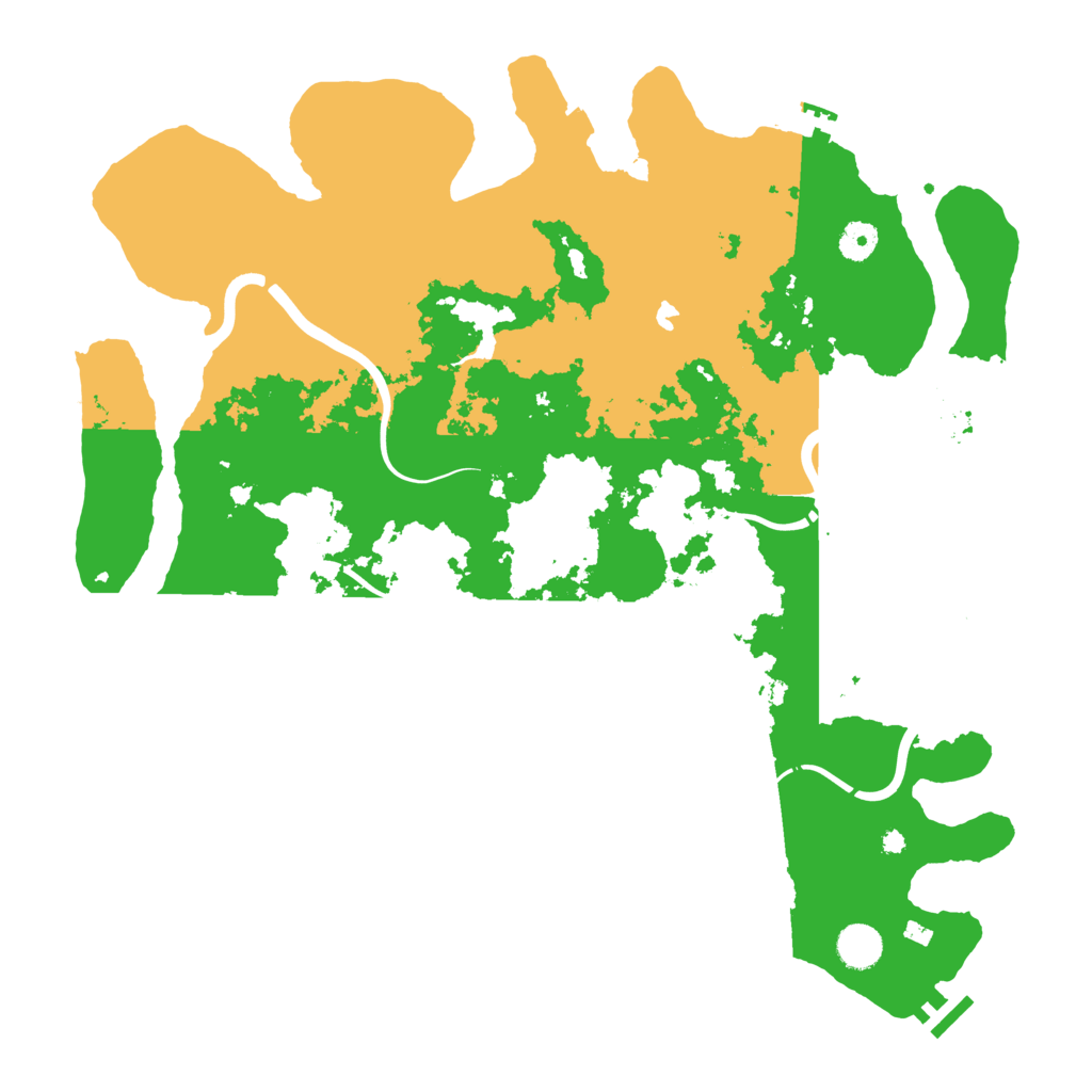 Biome Rust Map: Procedural Map, Size: 4250, Seed: 2043722002