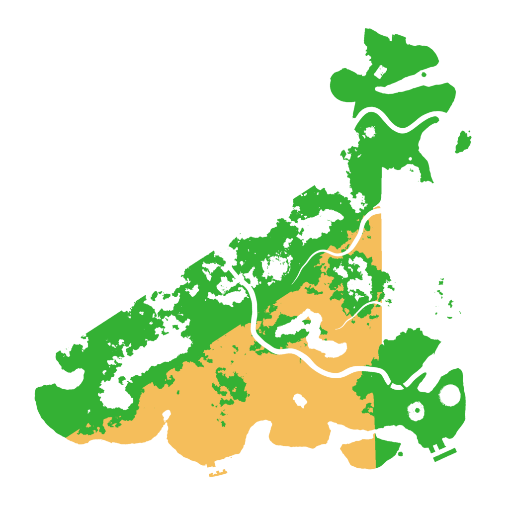 Biome Rust Map: Procedural Map, Size: 4250, Seed: 1186949943