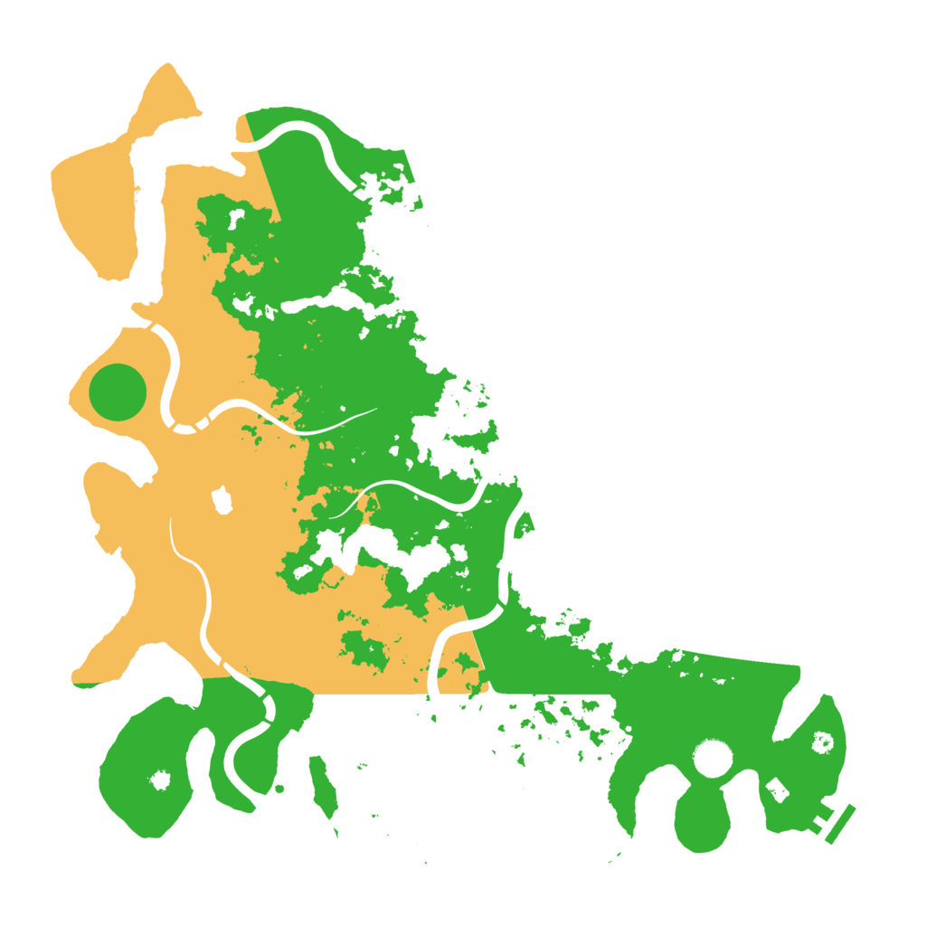 Biome Rust Map: Procedural Map, Size: 4250, Seed: 351528995