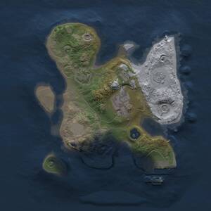 Thumbnail Rust Map: Procedural Map, Size: 2000, Seed: 1348766692, 6 Monuments