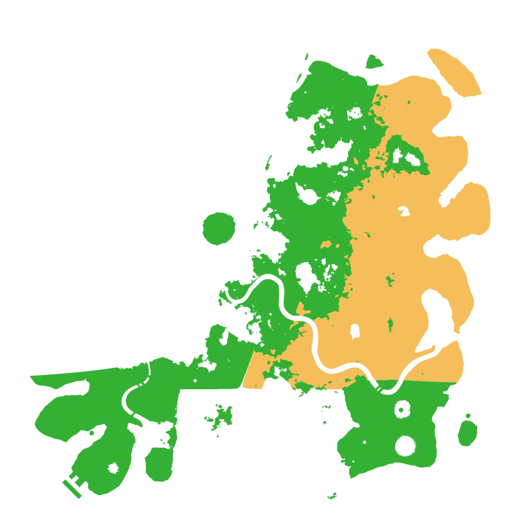 Biome Rust Map: Procedural Map, Size: 4500, Seed: 201031226