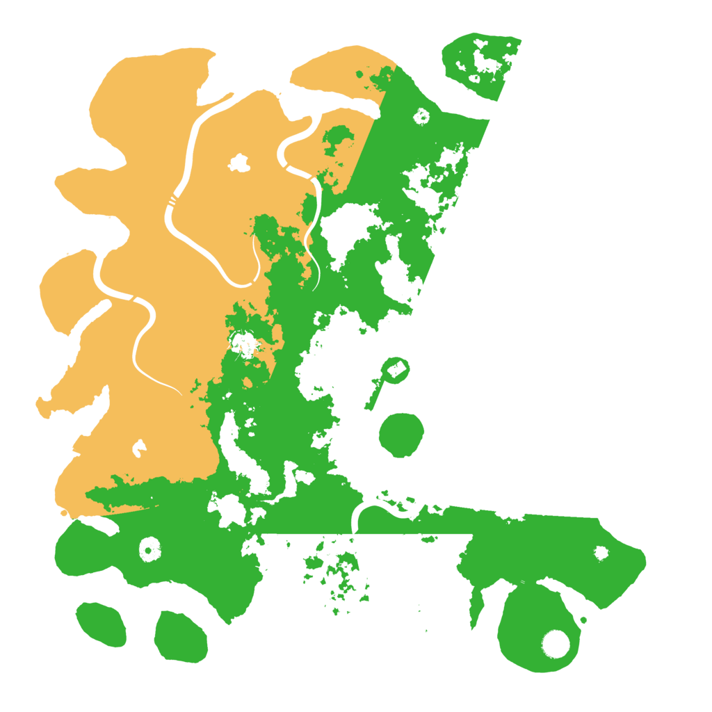 Biome Rust Map: Procedural Map, Size: 4500, Seed: 19419605