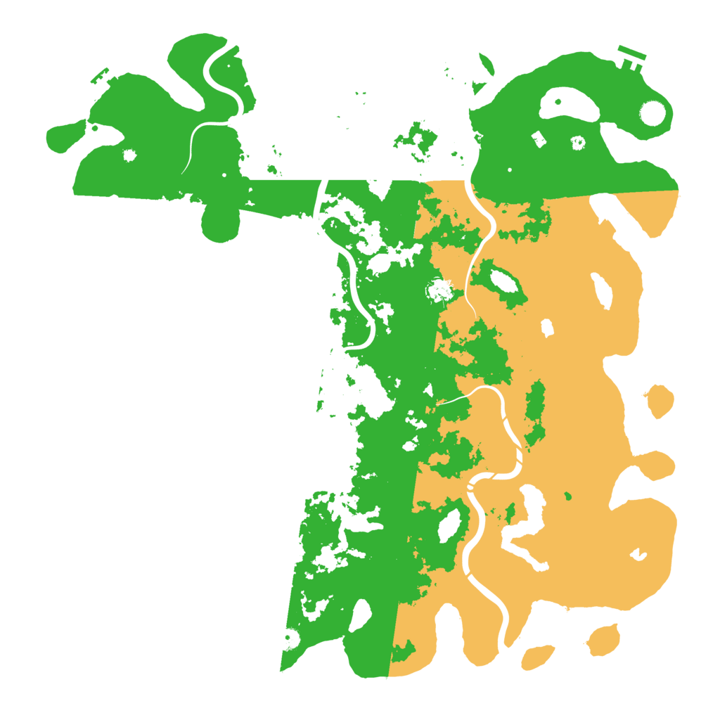 Biome Rust Map: Procedural Map, Size: 5000, Seed: 180879