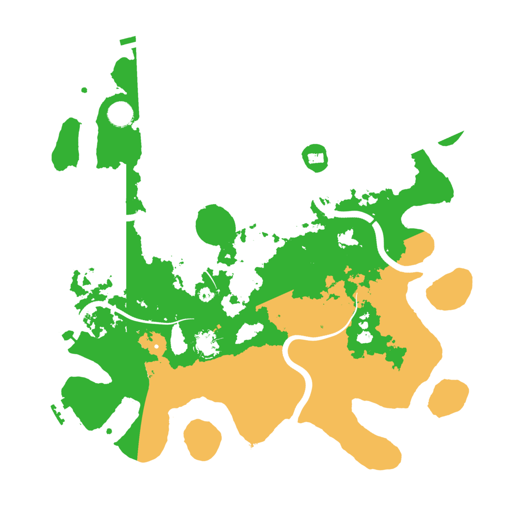 Biome Rust Map: Procedural Map, Size: 3500, Seed: 208565100