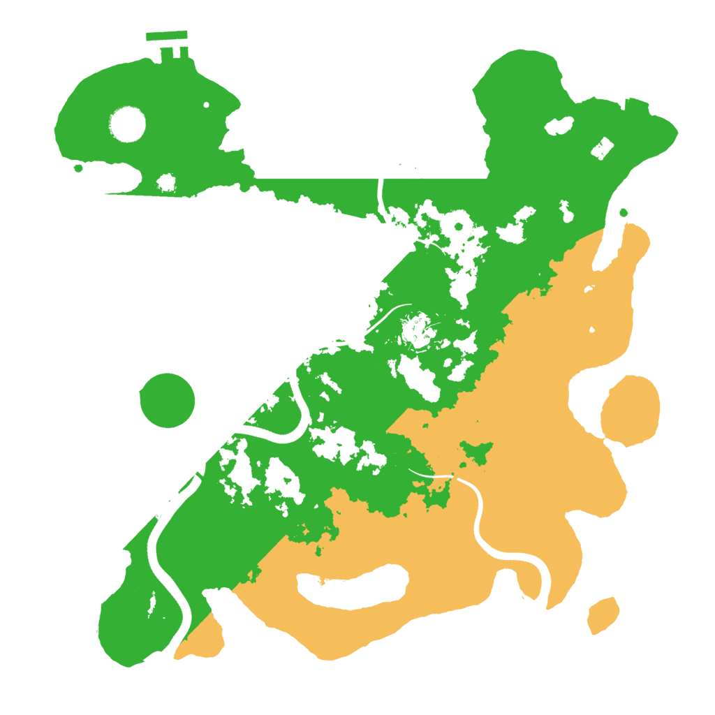 Biome Rust Map: Procedural Map, Size: 3500, Seed: 277668275