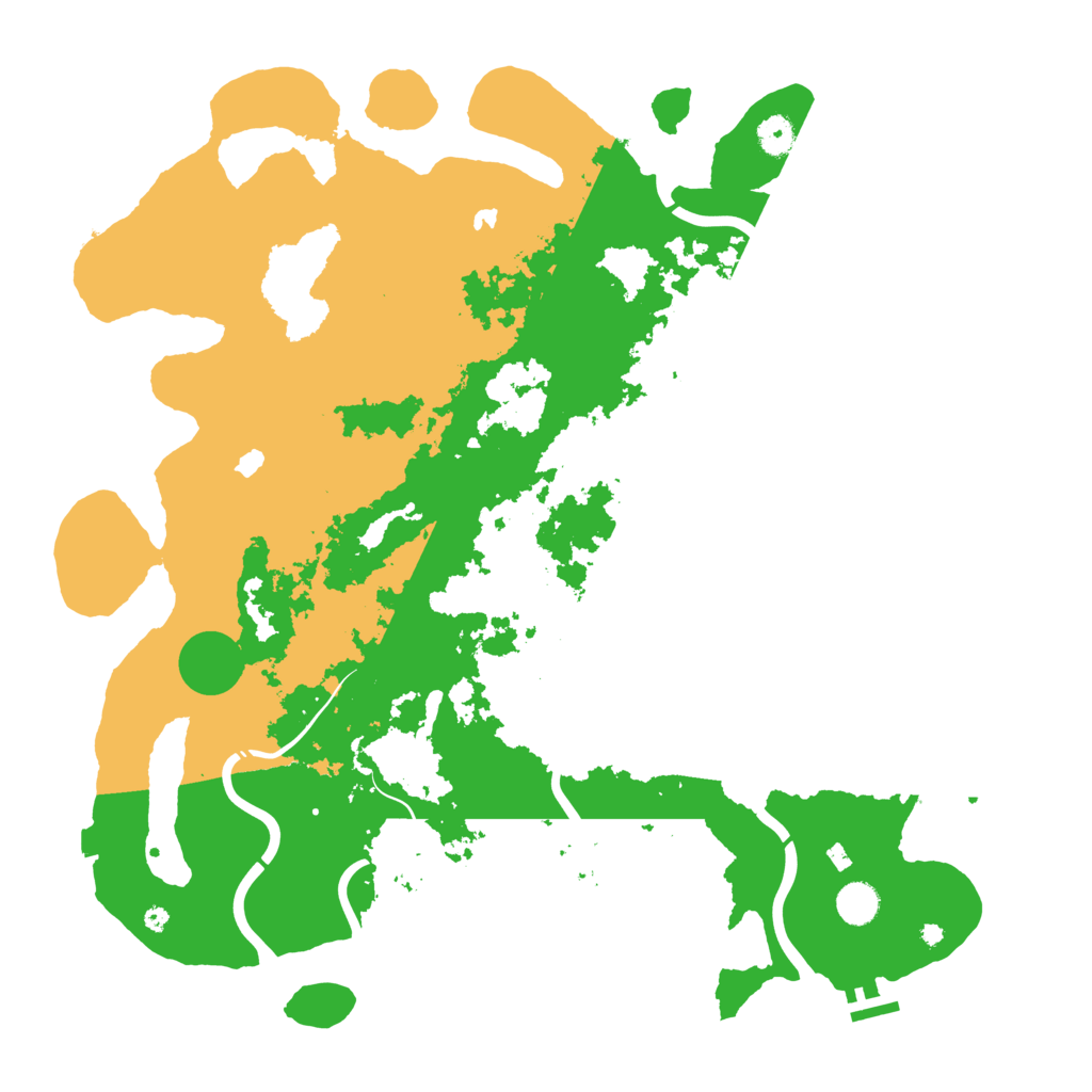 Biome Rust Map: Procedural Map, Size: 4500, Seed: 1492262846