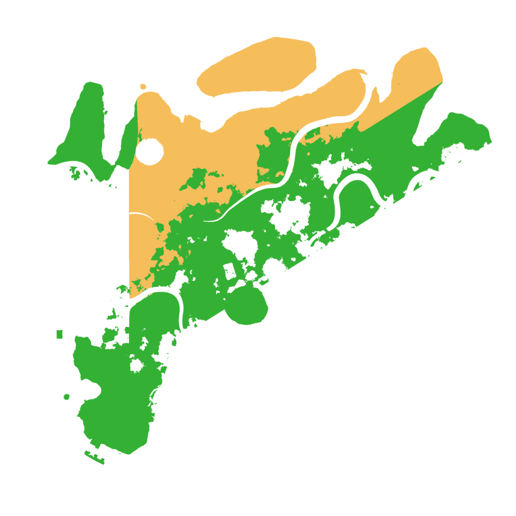 Biome Rust Map: Procedural Map, Size: 3500, Seed: 1944398558
