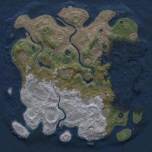 Thumbnail Rust Map: Procedural Map, Size: 4250, Seed: 428731, 16 Monuments