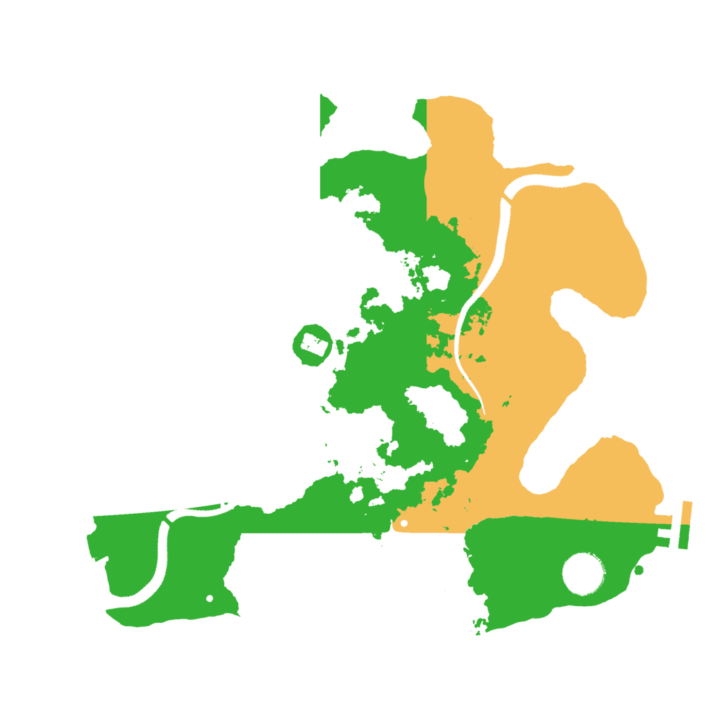 Biome Rust Map: Procedural Map, Size: 3000, Seed: 73400563