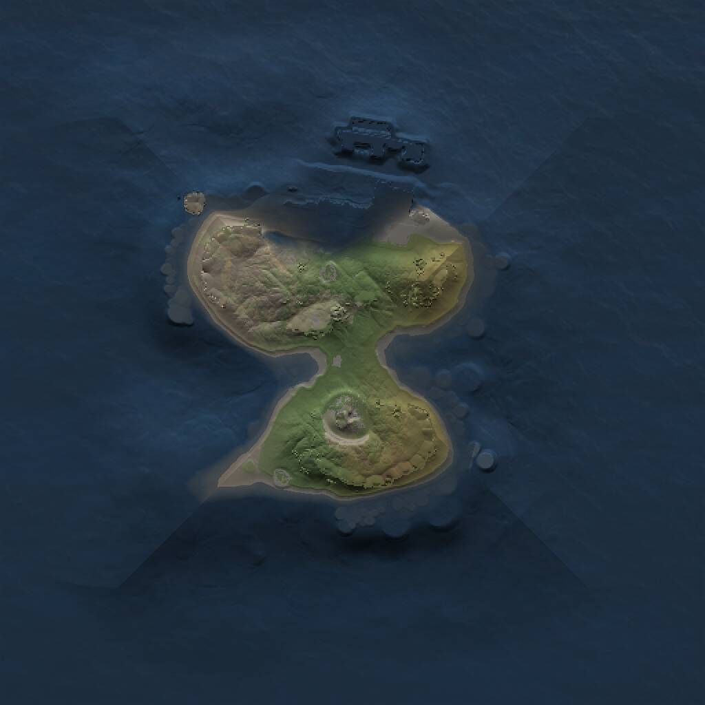 Rust Map: Procedural Map, Size: 1250, Seed: 267326499, 2 Monuments