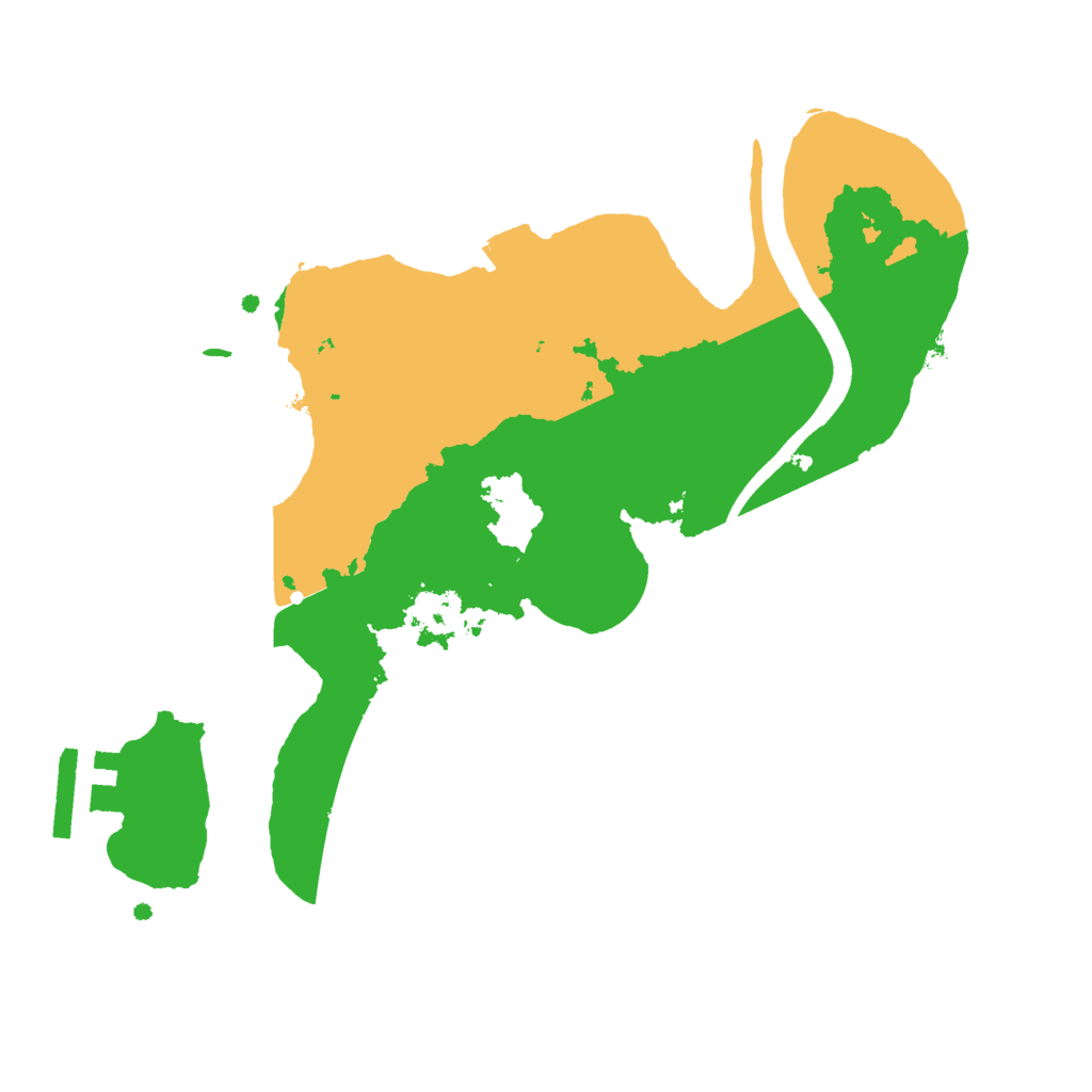 Biome Rust Map: Procedural Map, Size: 2450, Seed: 149622933