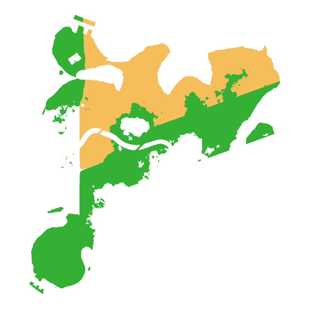Biome Rust Map: Procedural Map, Size: 2900, Seed: 71025228