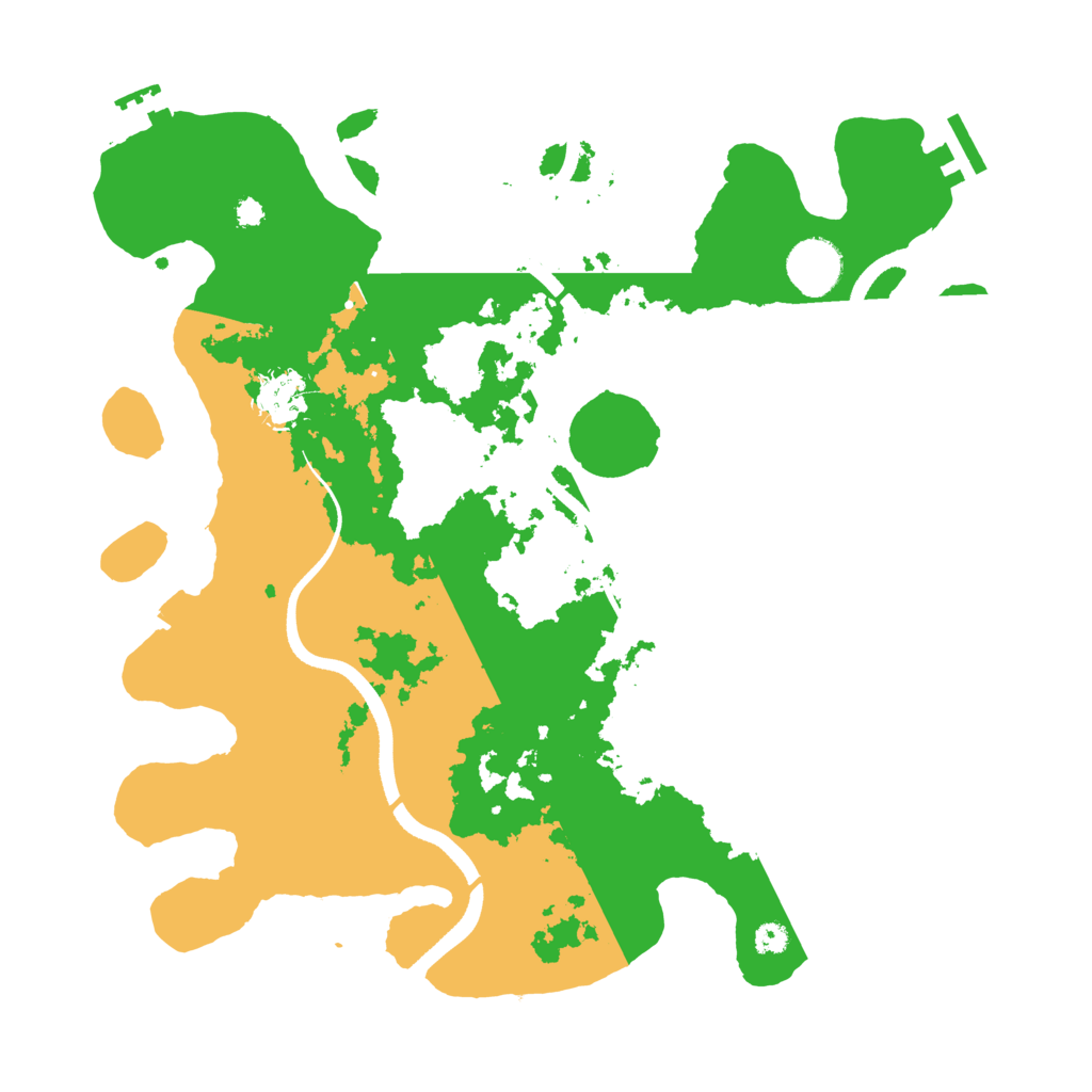 Biome Rust Map: Procedural Map, Size: 3500, Seed: 425872