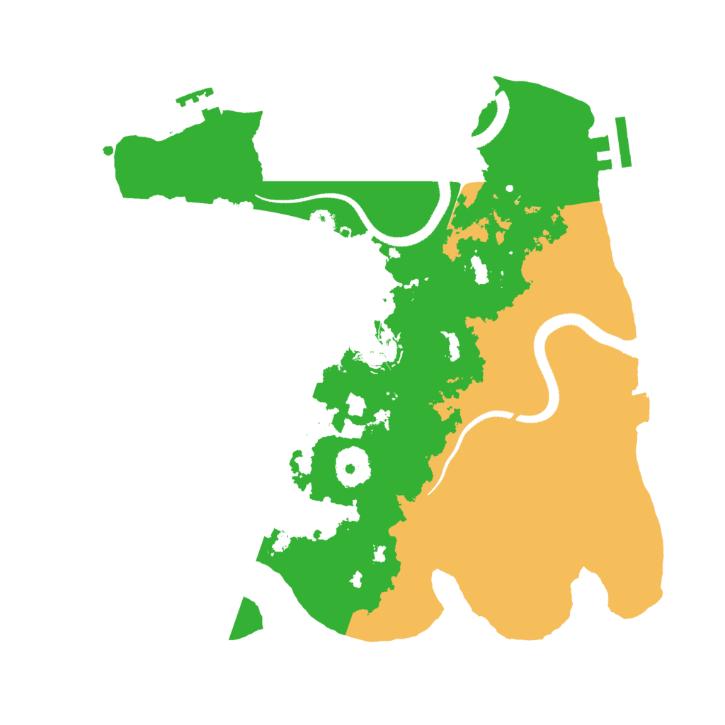 Biome Rust Map: Procedural Map, Size: 2900, Seed: 112667932