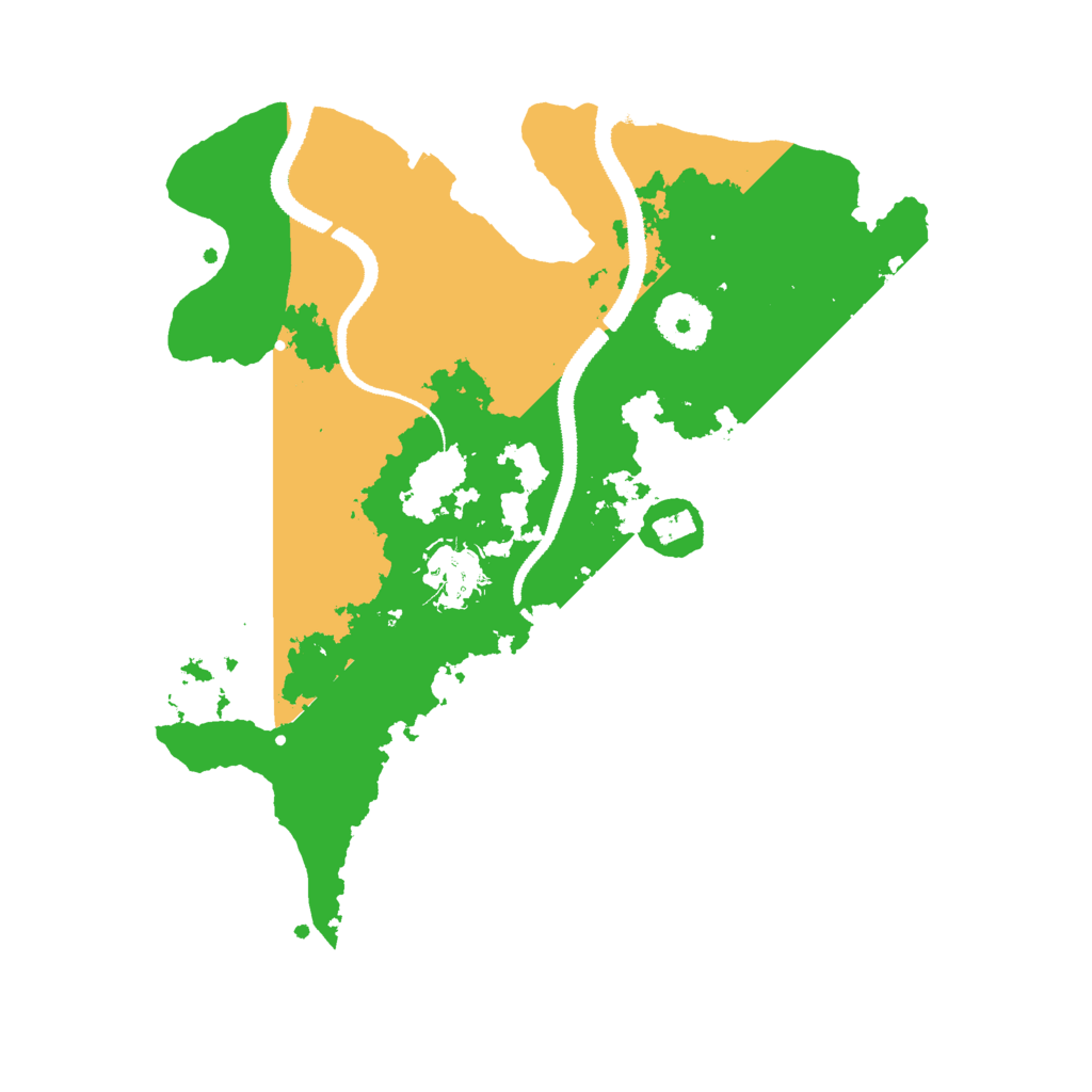Biome Rust Map: Procedural Map, Size: 3000, Seed: 122638798