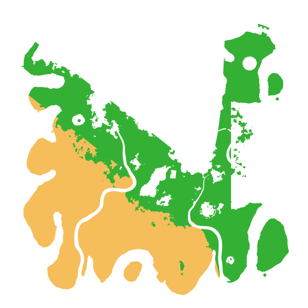 Biome Rust Map: Procedural Map, Size: 3900, Seed: 472300522