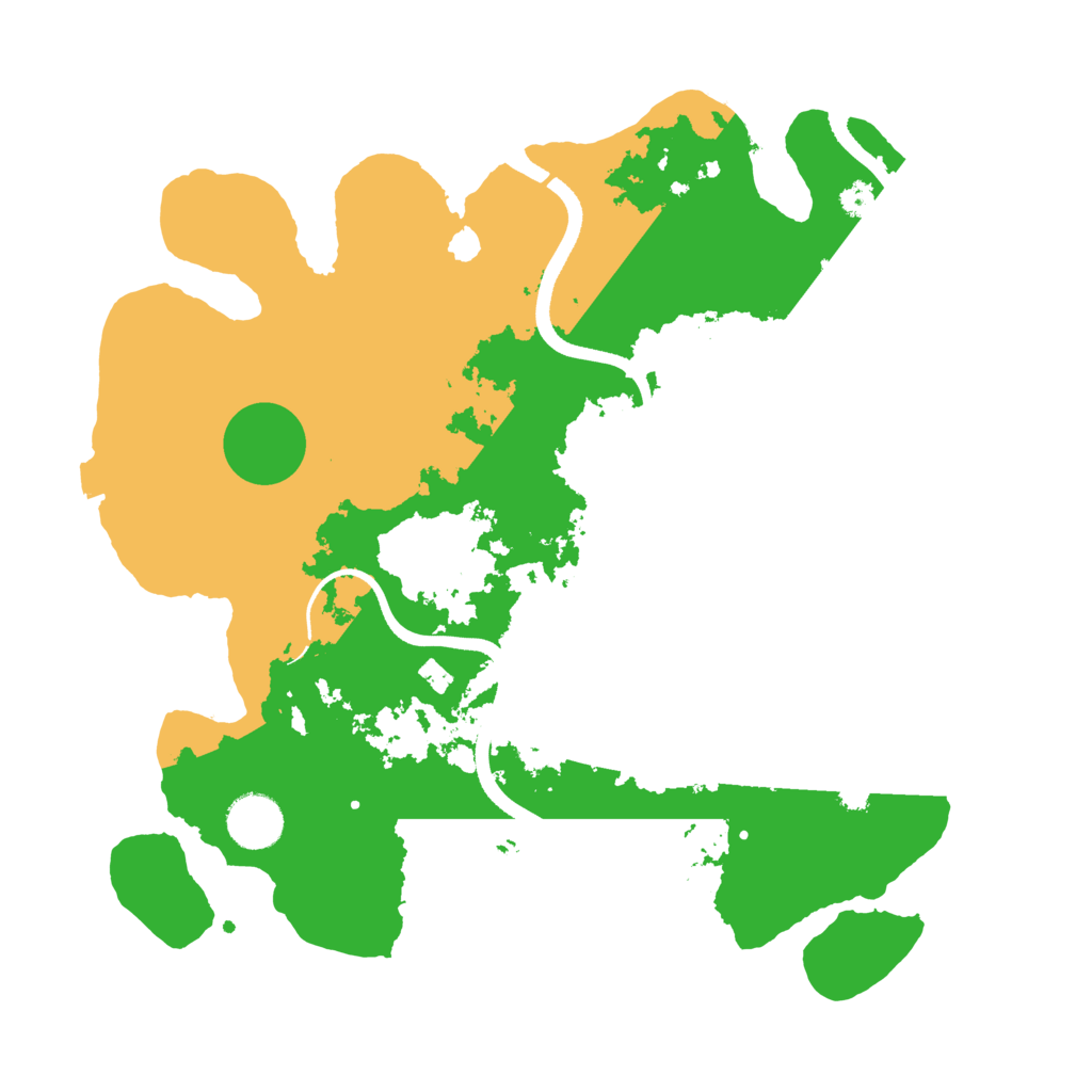 Biome Rust Map: Procedural Map, Size: 3500, Seed: 1005933228